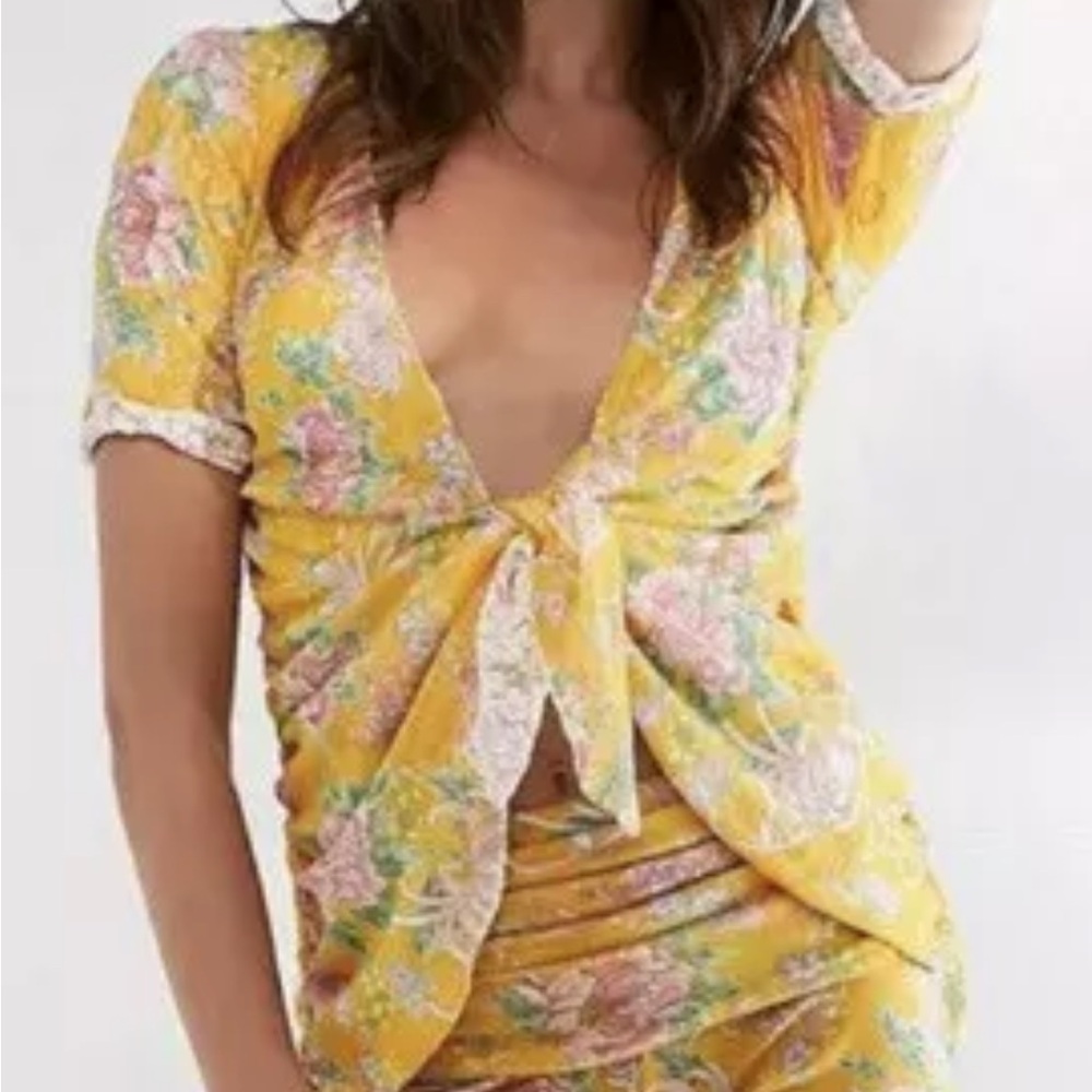NWT Free People All Tied Up Hot As Hell HAH Size Large Top, Size L